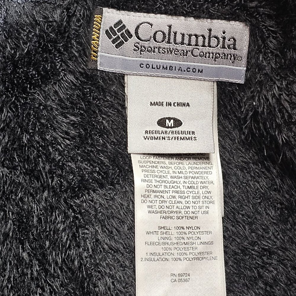 Columbia Titanium Ski Pants Womens Medium Black Omni Tech Waterproof Outdoors - Picture 5 of 15